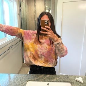Tie dye oversized sweatshirt